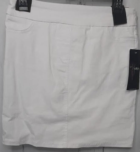 Skort-Pull On 4Pocket White Women's M9001W 