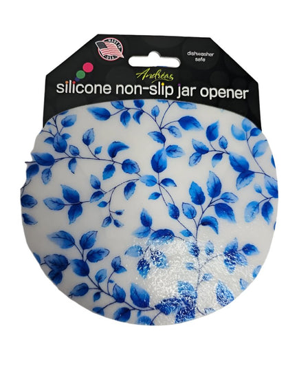 Jar Opener - Blue Floral 9 