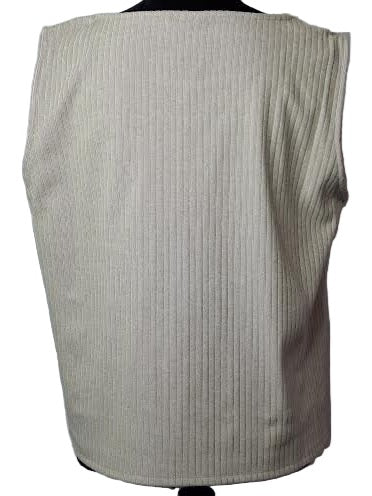 Top Sleeveless Oatmeal  632-8004