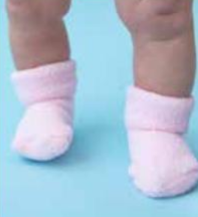 Gripper Socks - Candy Pink 117  Baby 0-12m 75428 