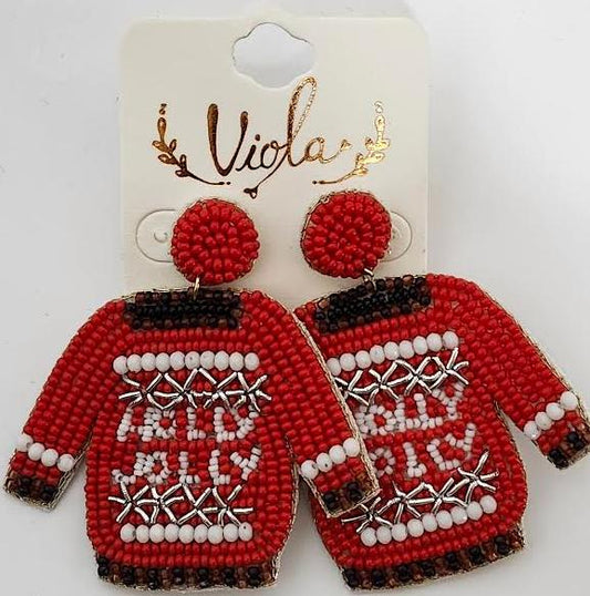 Earing's Christmas Sweater Red/White RT136556RD 