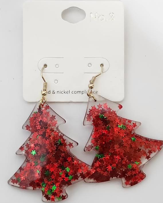 Earing's  Christmas Tree Red RTKE8469GDRD 