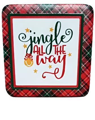 Christmas-3x3" Standing Plaque 