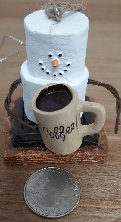Smores -Coffee Mug-Christmas Ornament 