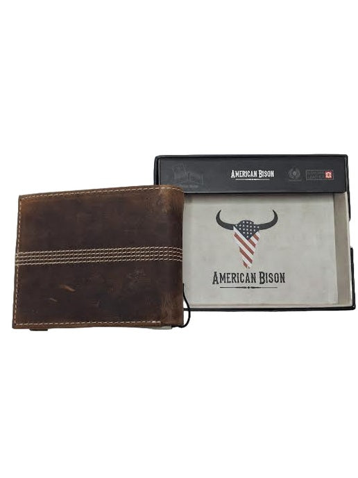 Money Clip Slim Brown Leather Abrp01-512