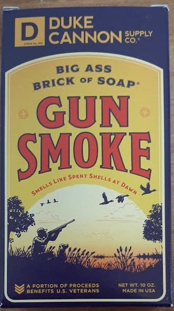 Duke Cannon-Gun Smoke- Big Ass Brick Of Soap-10oz 