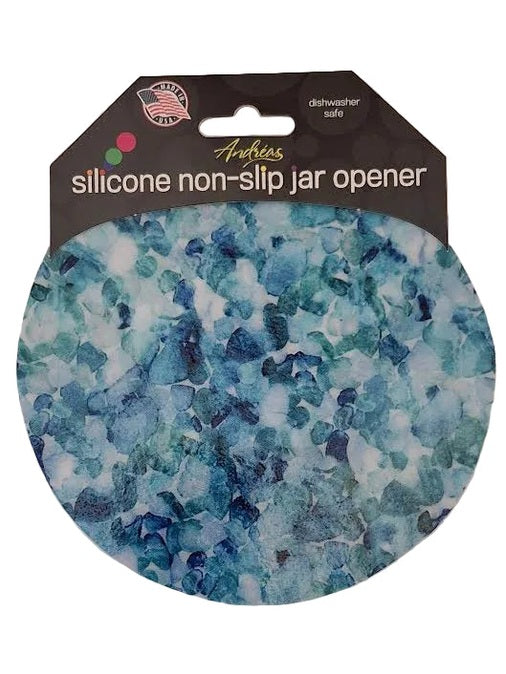 104 Jar Opener Colorful Blue Speckles