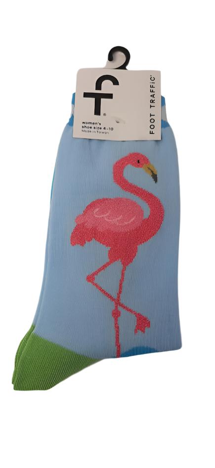 Women's Sock - Swan/Blue - 6778 