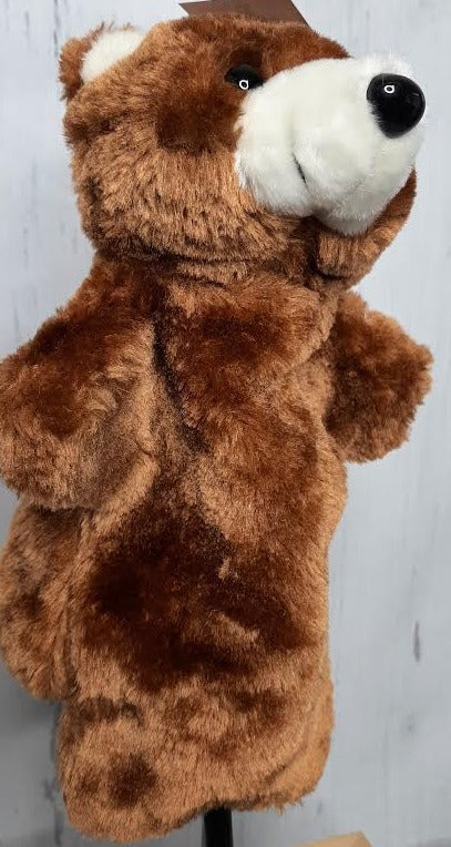 Children's Hand Puppet-Bear-Brown-s203768 