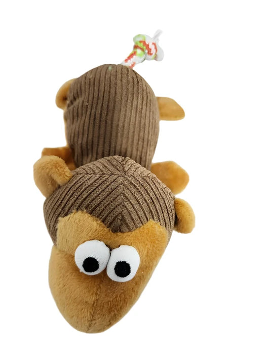 Monkey  Dog Toys  Brown 