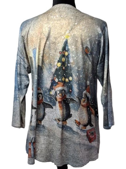 Shirt Pullover Christmas Penguin's Long Sleeve&nbsp; Women's&nbsp; H31401260