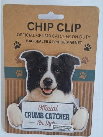 Chip Clip Magnet/Bag Sealer Border Collie Dog 247-5