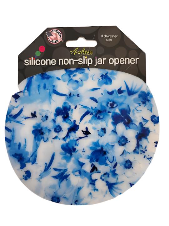 Jar Opener - Blue  Flowers 63 