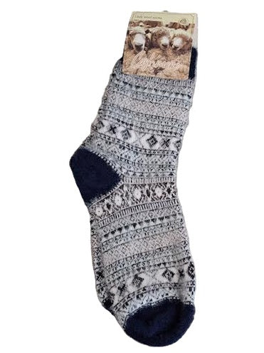 Women's Socks Lamb's Wool 5 Multi Colored Styles  Sc82709