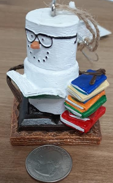 Smores Book Club Christmas Ornament 