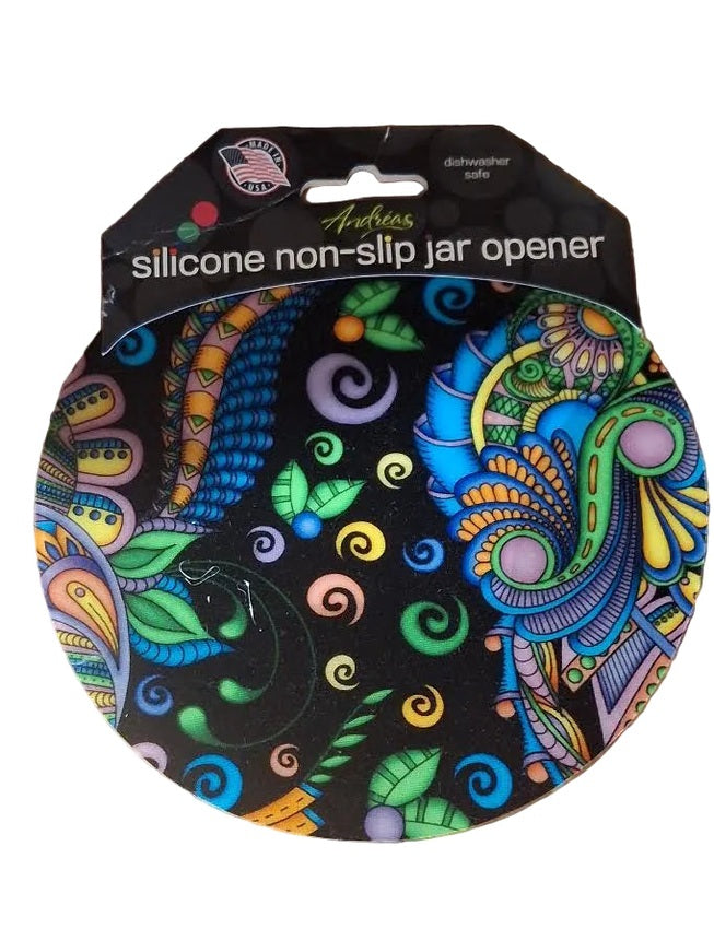 14  Jar Opener - Colorful - Floral Whimsy