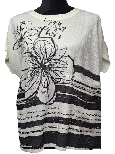 Top Pullover You Got This 1 Pocket Short Flare Sleeve&nbsp; Nt1361yo