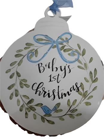 Baby's First Christmas- Christmas Ornament 