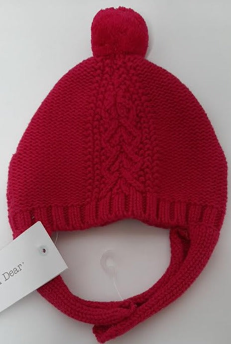 Beanie Hat Knit Fuscia Winter Baby 8238601 