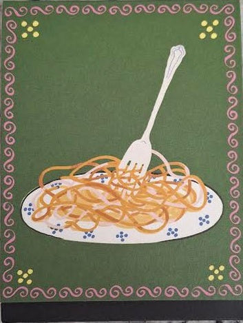 3 x 4 Note Pad  Mediterranea Pasta  30338