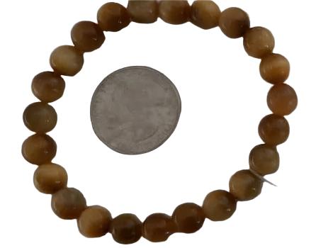 Bracelet    Gemstone  Tiger's Eye Yellow 416026m 