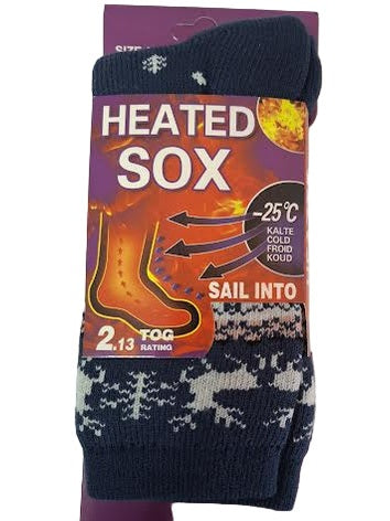 Women's Sock Super Warm Thermal Reindeer Crew 5 Colors  Sc80443