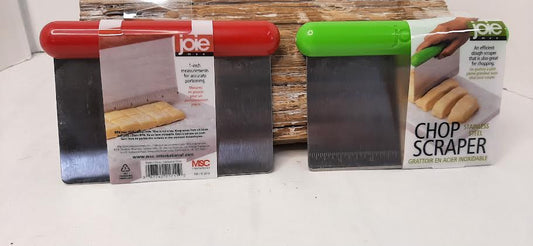Chop Scraper-Stainless steel-Joie-21711-Red or Green 