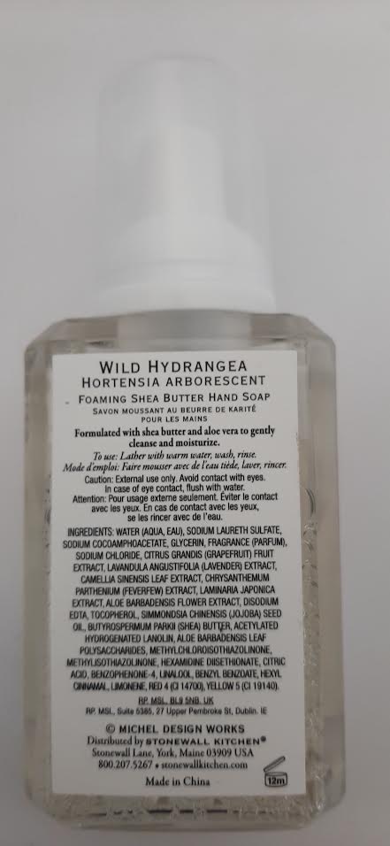 Foaming Soap  Travel Size  Wild Hydrangia  2324506 