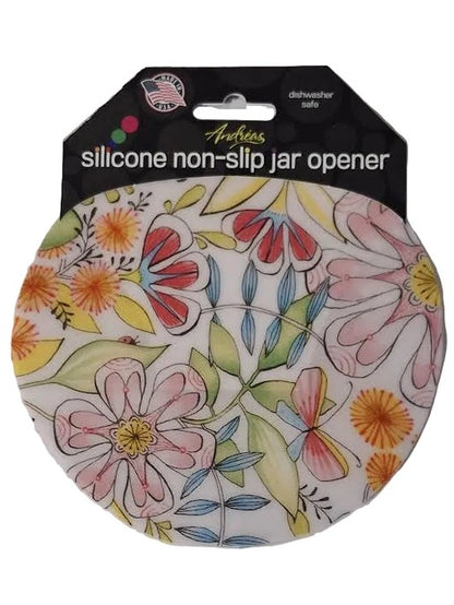 38  Jar Opener - Bright Floral Butterfly