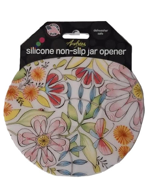 38  Jar Opener - Bright Floral Butterfly