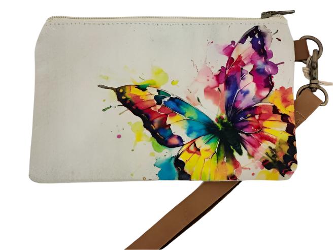 Wristlet Mariposa Canvas 5x8" 901515 