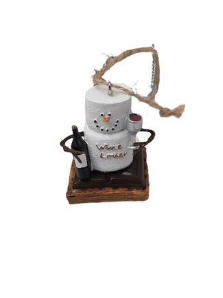 Smores-Wine Lover Christmas Ornament 