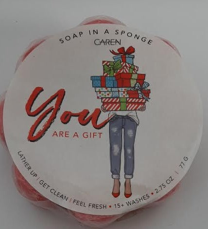 Christmas-Soap Spunge-You Are Gift 