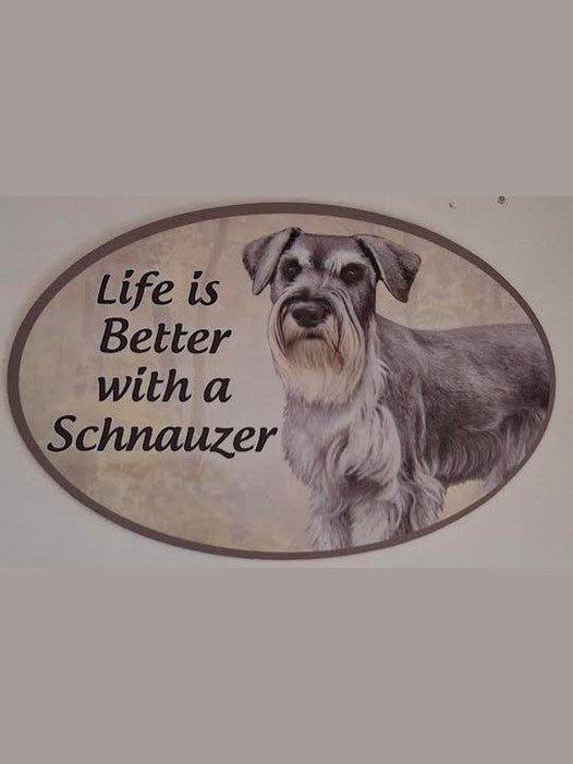 Car Magnet  Schnauzer Uc Dog  1001-105 