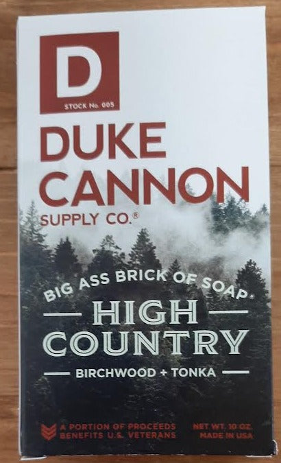 Duke Cannon-High Country- Big Ass Brick Of Soap-10oz 