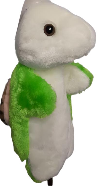 Children's Hand Puppet-Turtle-Green/White-951730g 