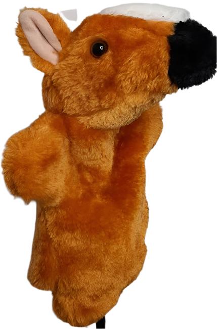 Children's Hand Puppet-Horse-Orange-820586k 