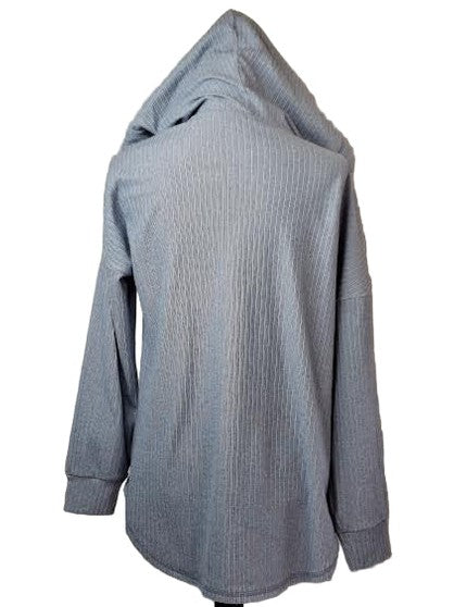 Top Pull Blue Over Long Sleeve Hooded 632-4987