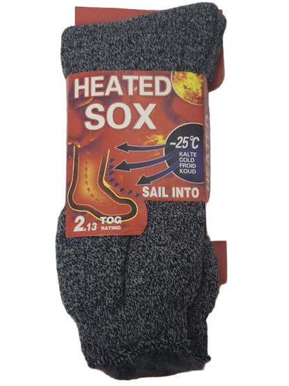 Men's Socks Mega Thermal Crew 2 Tone Knit&nbsp; 3-2Tone Colors&nbsp; Sc4695