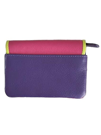 Wallet Small Card And Coin Wallet  Black Brights 7178