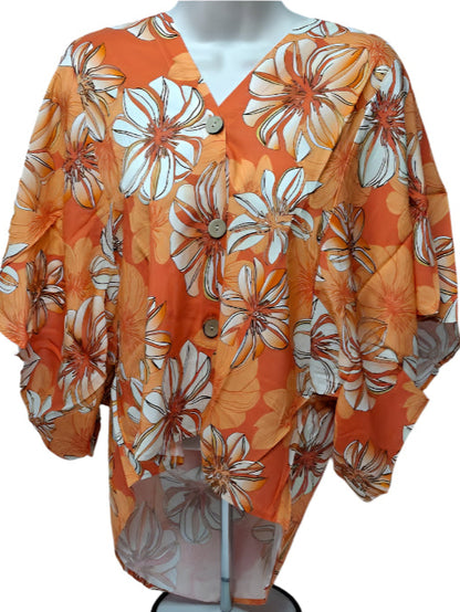 Top Button Front 2 Tropical Colors One Size Stop 303 