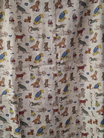 Overalls Dogs On Vacation Print 2 Pocket Women's SM2529