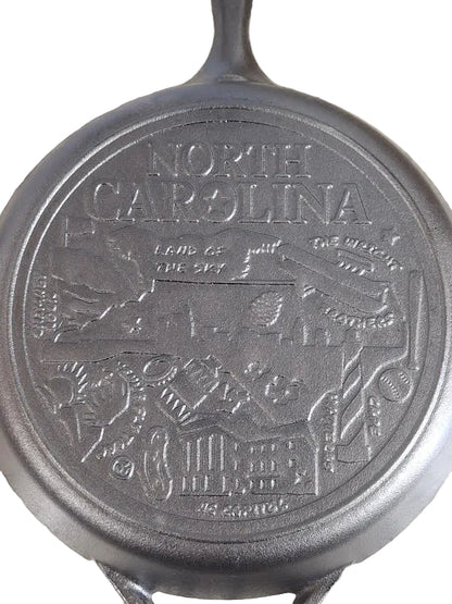Skillet Cast Iron North Carolina Engraved 12" LC12SKNC
