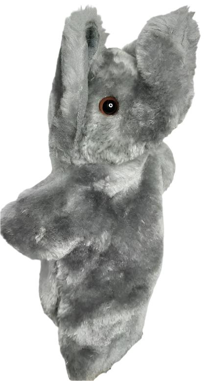 Children's Hand Puppet-Elephant-Grey-c964007 