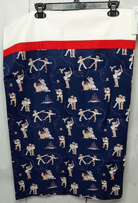 Pillow Case Pirate/Ship Blue/White Standard rt877pbw 