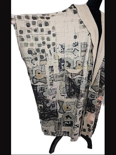 Jacket/Duster Hooded Stoneage Tan Women'sC103Bm