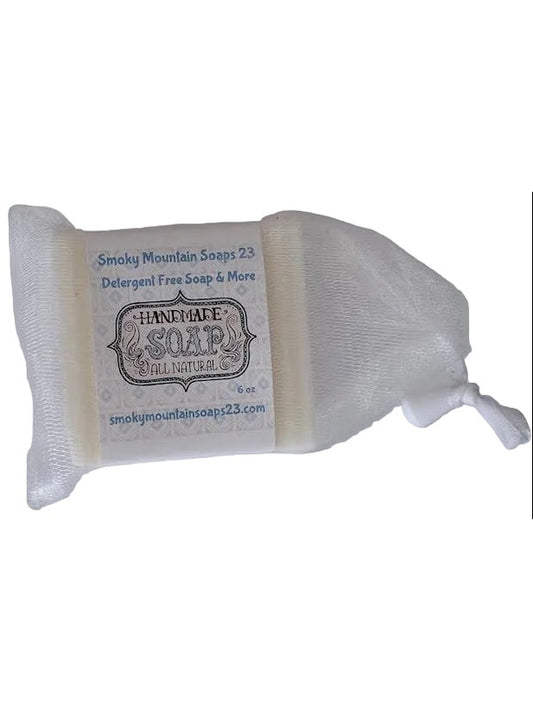 Goats Milk Detergent Free Soap/Scrubby  Amazing Grace 6oz SMS6AG