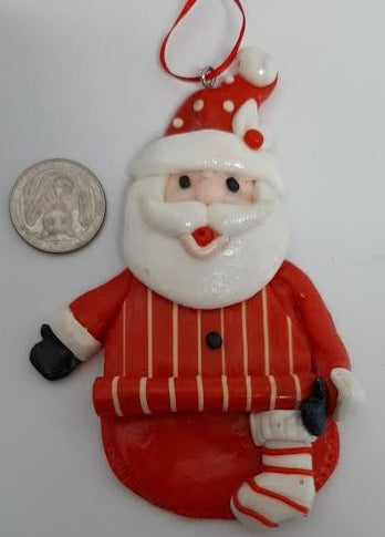 Red Santa Clause Christmas Tree Ornament 