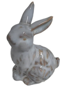 Rabbit Ceramic Blue/Biege 3 Styles 3.5"x 4.5" 11720 
