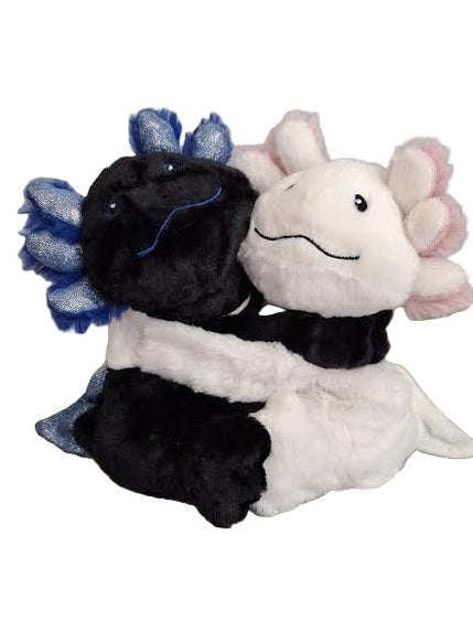 Axolotl Hugs white/Black&nbsp; Heatable Stuffed Animals&nbsp; Hugs-Axo-1